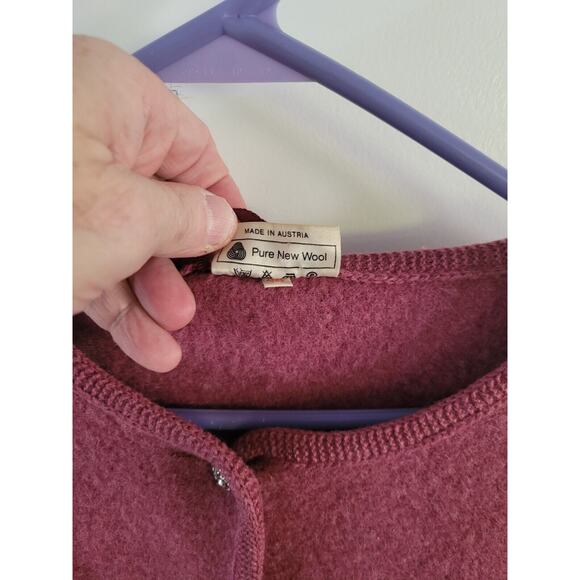 Vintage Boos Wool Sweater Cardigan Made in Austria Absolutely Perfect Condition - Picture 5 of 14